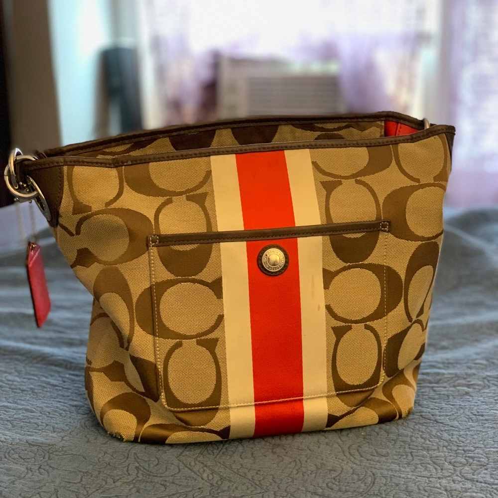 Authentic medium coach tote